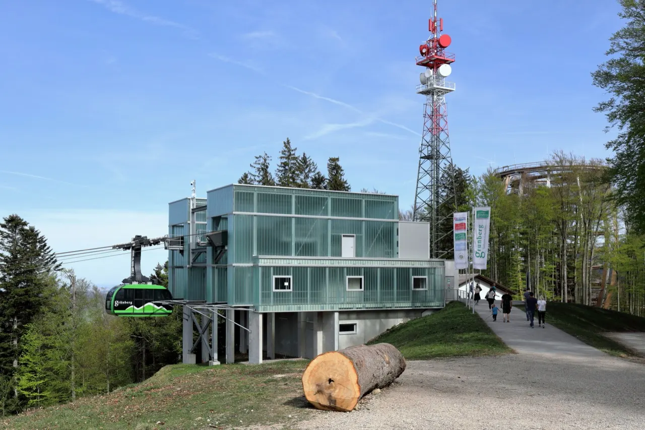 Grünberg Cable Car & Treetop Walk — Gmunden