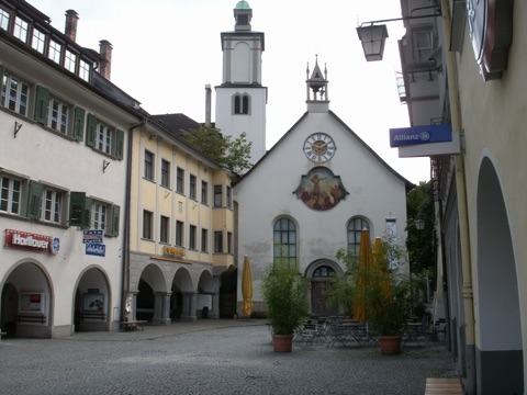 Johanniterkirche & Marktgasse — Feldkirch