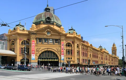 Gare de Flinders Street — Melbourne