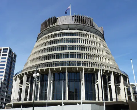 The Beehive — Wellington