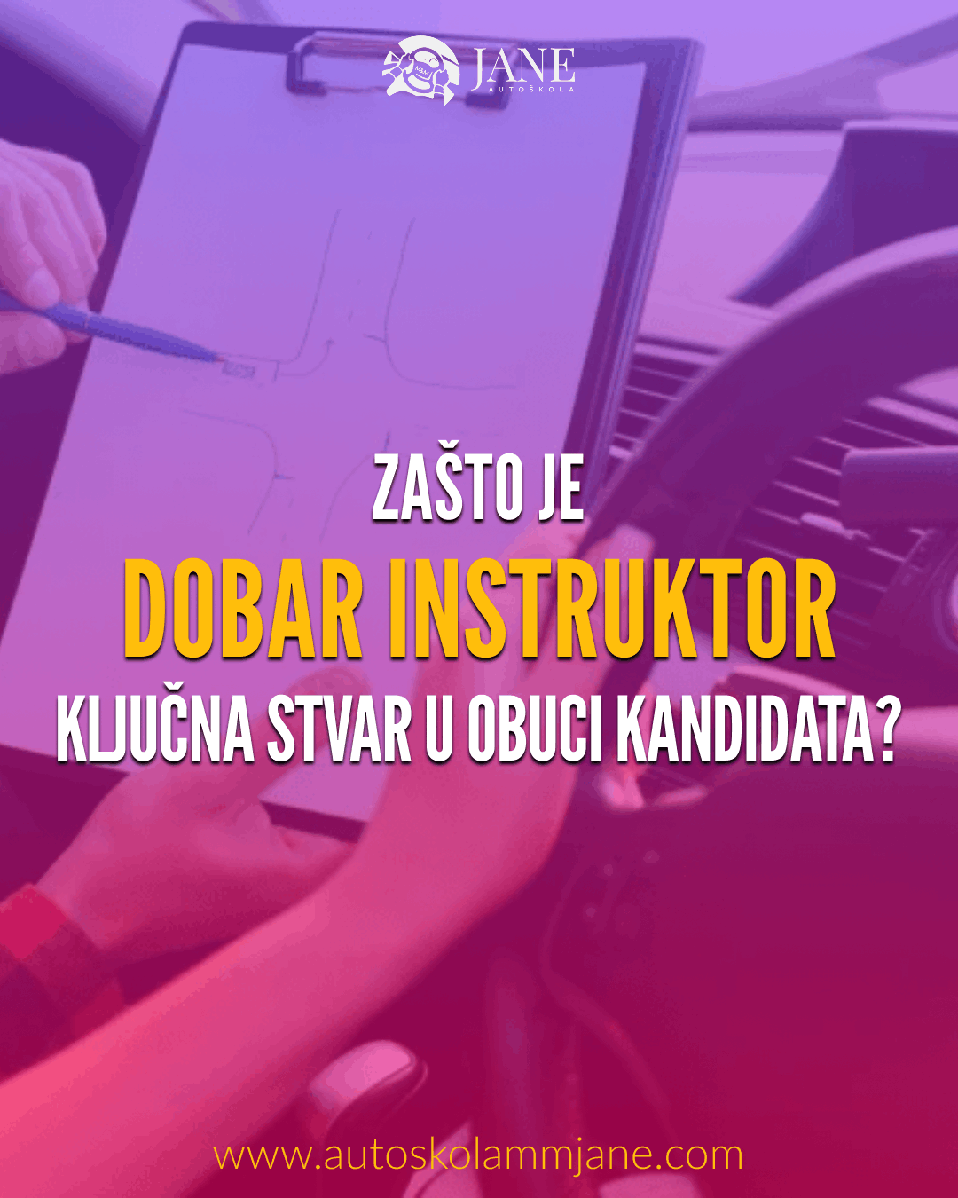 Zašto je dobar instruktor ključna stvar u obuci kandidata?
