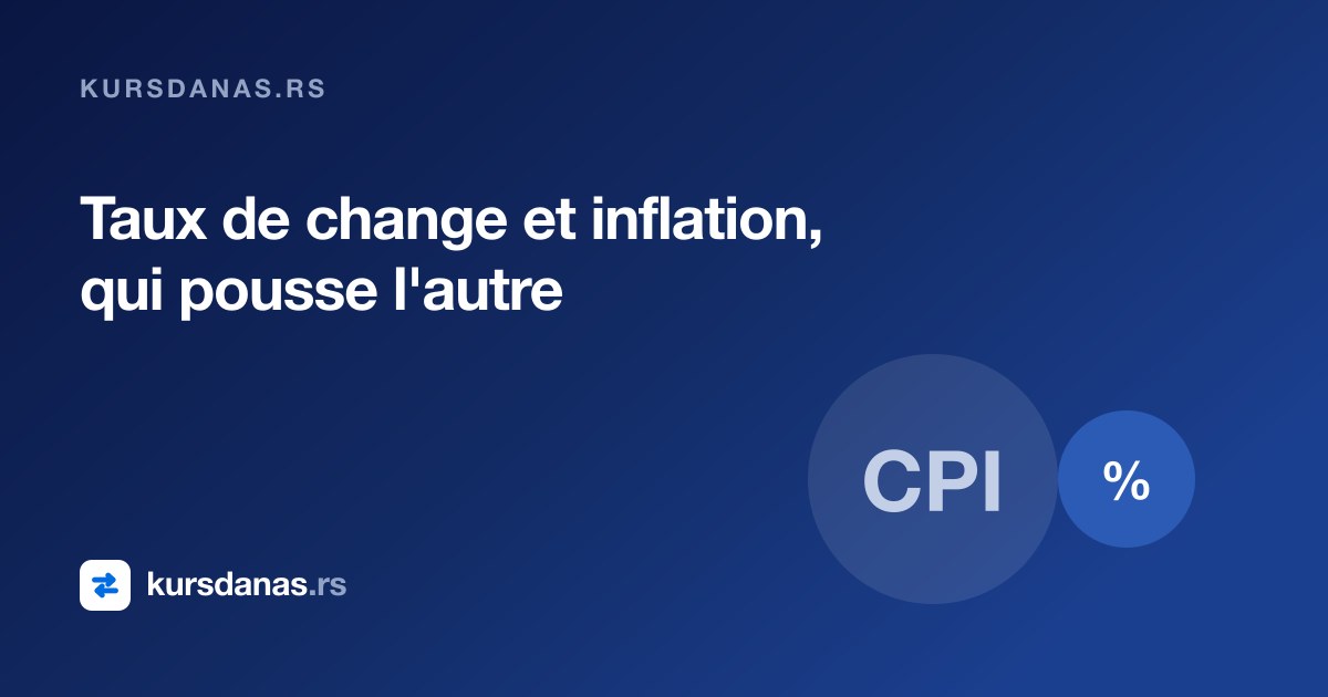 Taux de change et inflation, qui pousse l'autre