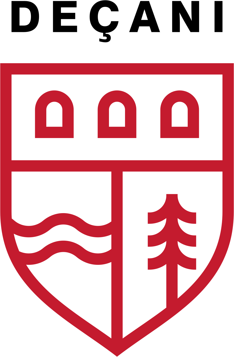 Grb grada Dečani